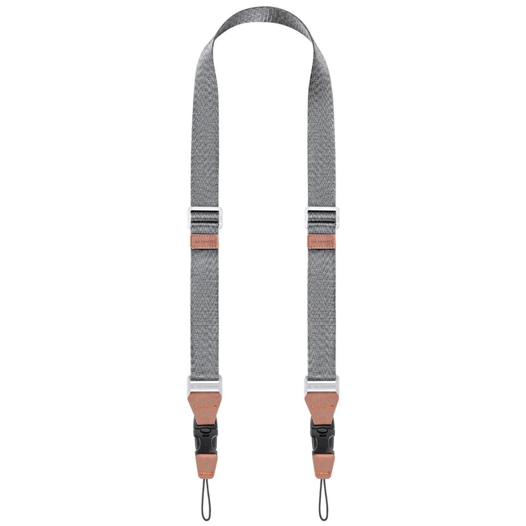 K&F Concept 32mm Camera Neck Strap sa Quick Release-om URBAN WANDER 01 (Sivi) KF13.115 - 1